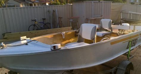Lowrance aluminum boat